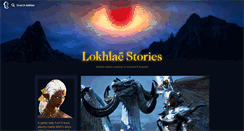 Desktop Screenshot of lokhlaestories.com
